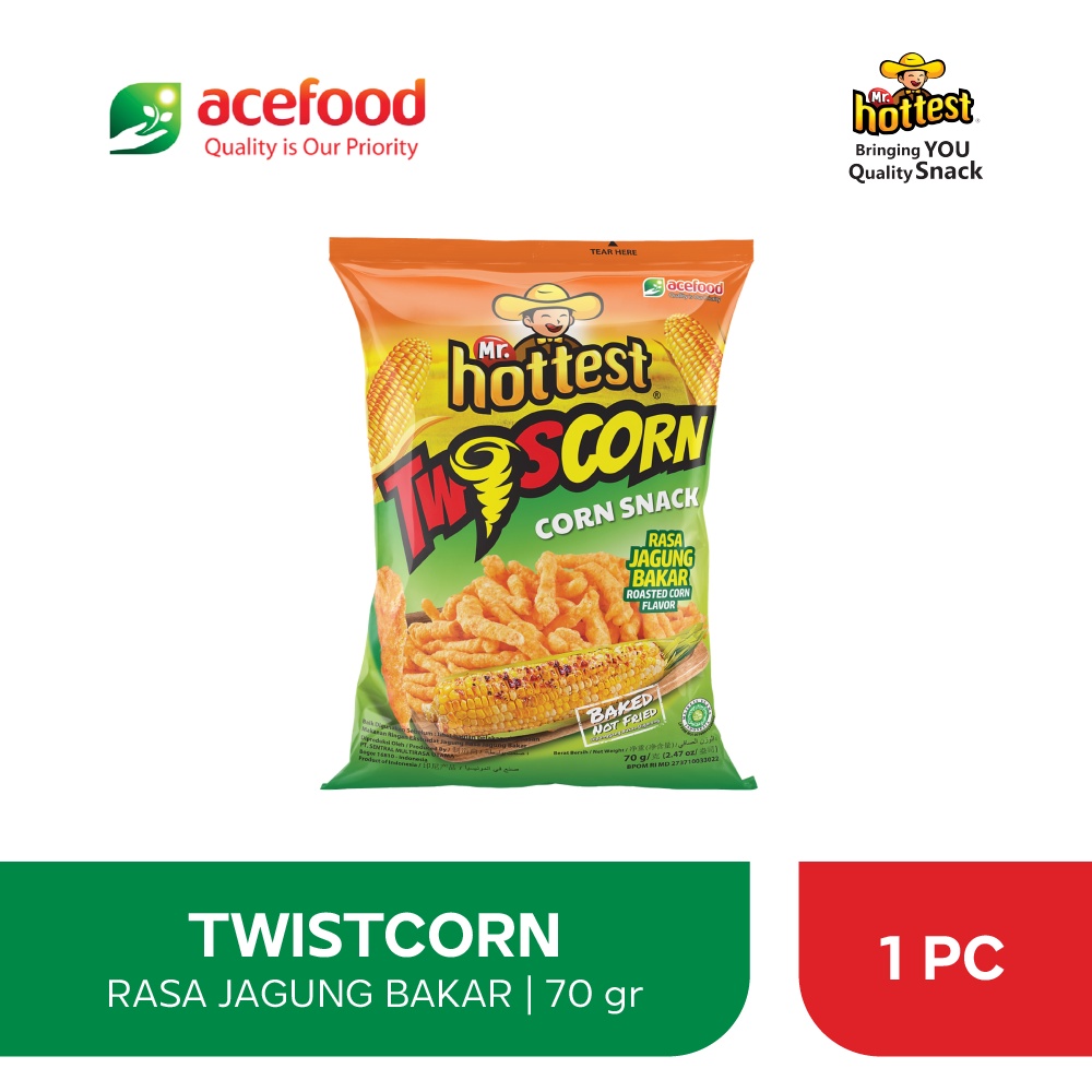 

Mr. Hottest Twistcorn 70gr Jagung Bakar