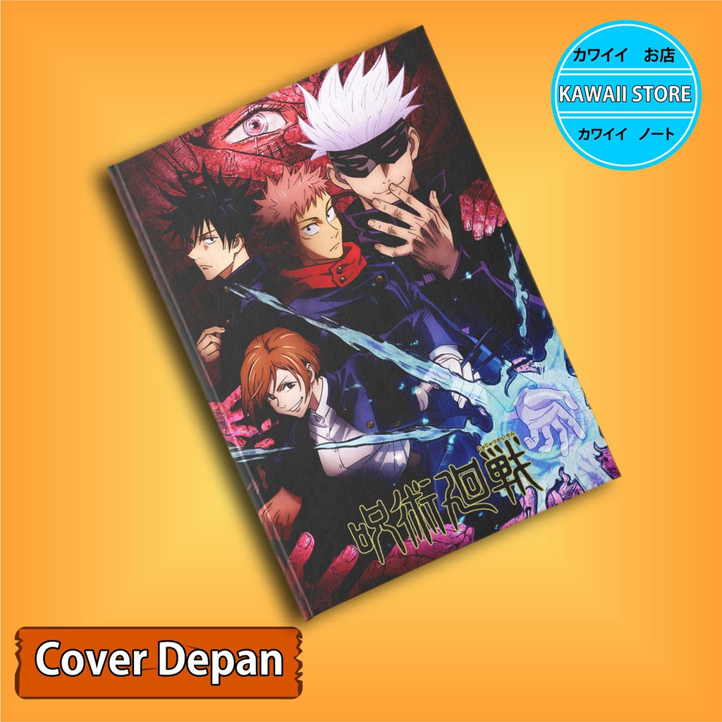 

Notebook / Pocket book Hard Cover Anime Jujutsu Kaisen SEASON 1 uk A5 & A6 / Notes Book