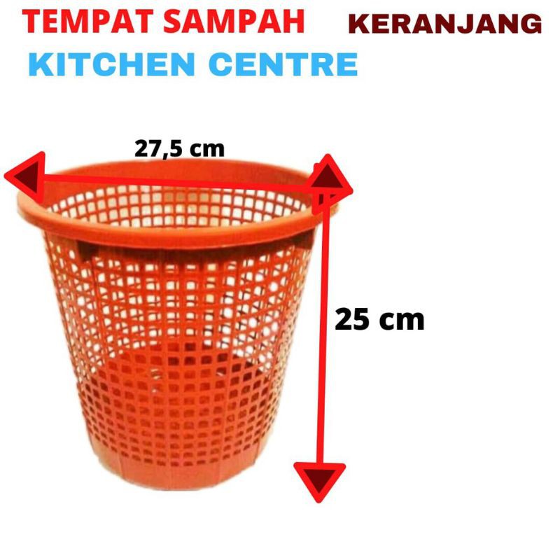 TEMPAT KERANJANG SAMPAH MEDIUM 25CM-1