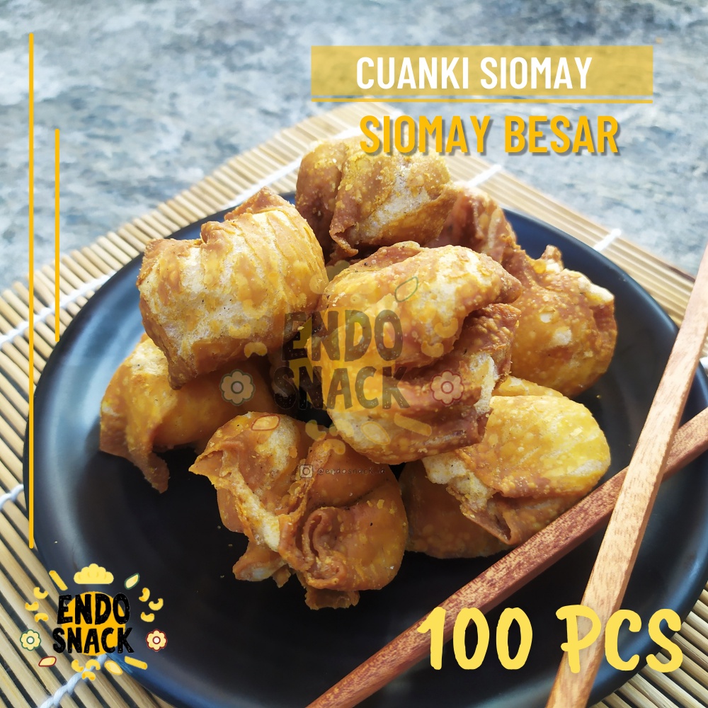 100 Pcs CUANKI SIOMAY Kering Topping Pelengkap Baso Aci, Seblak dan Cuanki