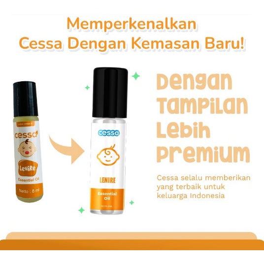 Cessa Essential Oil - Lenire | Menenangkan Bayi Rewel / Nangis Terus