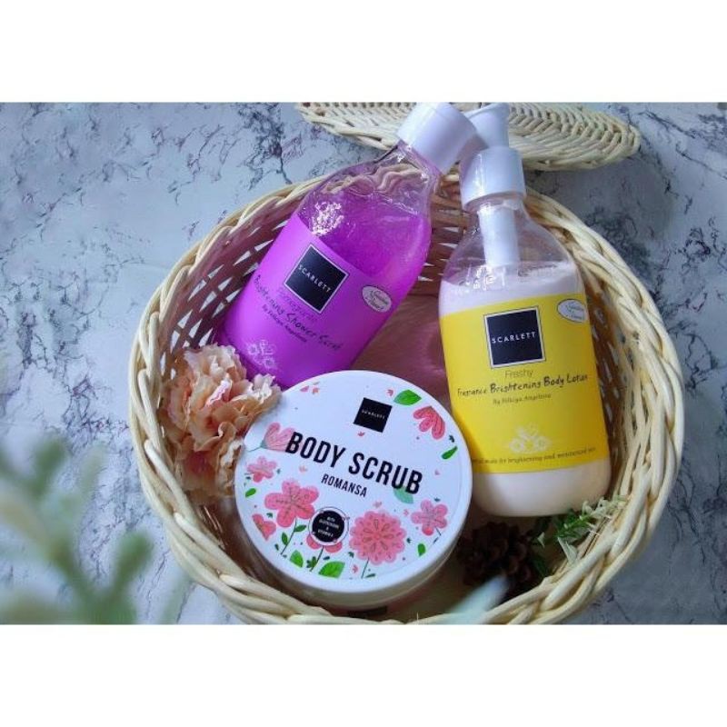 SCARLET WHITENING paket 3 in 1
