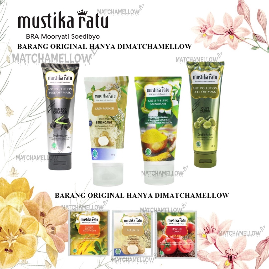 ❄️MATCHA❄️MUSTIKA RATU KREM MASKER WAJAH - CREAM MASK MUSTIKA RATU BPOM ORIGINAL