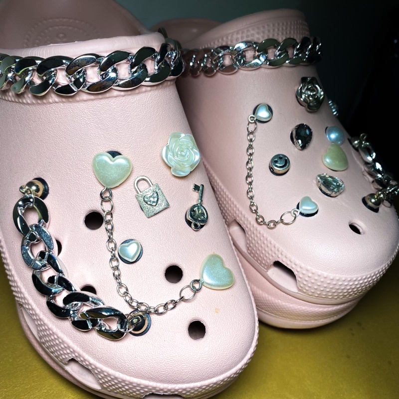 Jibbitz Crocs Charm / Hiasan Tempelan Crocs (Pearly Chain)