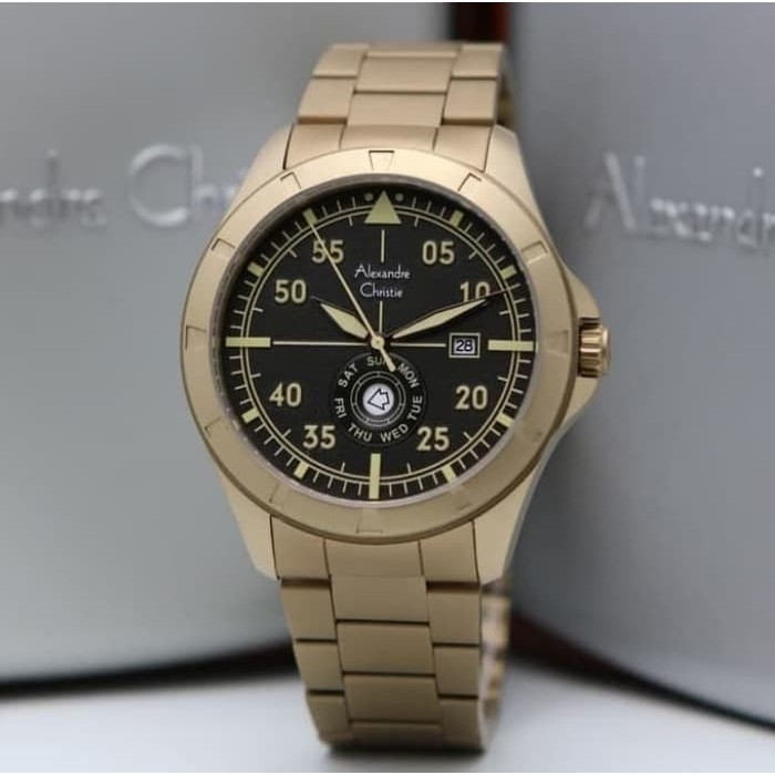 JAM TANGAN PRIA ALEXANDRE CHRISTIE ORIGINAL AC 6537 ME BBNBA TERMURAH