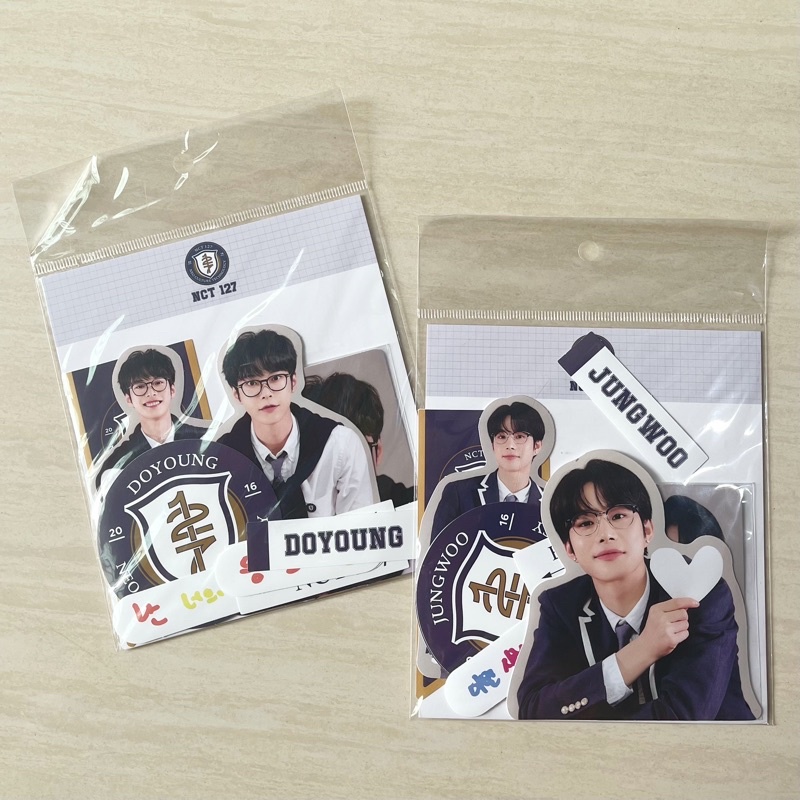 NCT B2s luggage sticker jungwoo doyoung