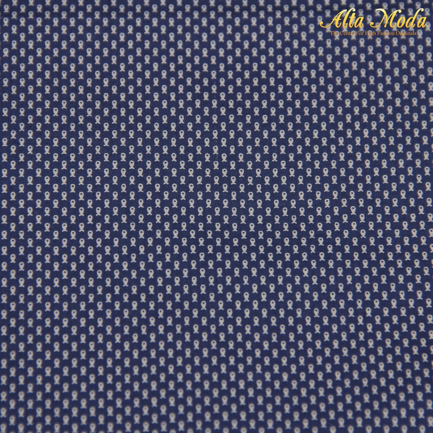 

Alta Moda Cotton Shirting Navy Motif Ikan Kecil (1M)