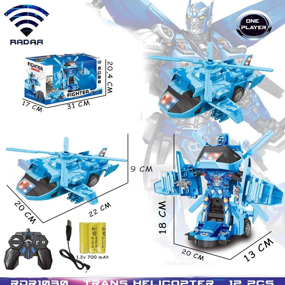 MURAH - PROMO RDR1027 RDR1030 RC Transformer Jeep Sport Car Mainan Anak Mobil Mobilan Remote Control