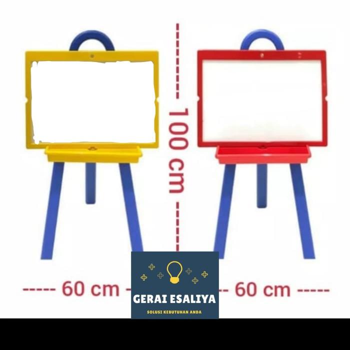 

Papan Tulis Anak Berdiri Maghnet 2 Sisi (Free Spidol & Kapur) 030
