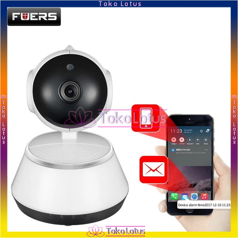 𝐁𝐈𝐒𝐀 𝐂𝐎𝐃 - Suport V380 Pro / WIFI Smart Net Camera / Wireless Wifi Smart Shaking Head Monitoring Camera (White) - intl