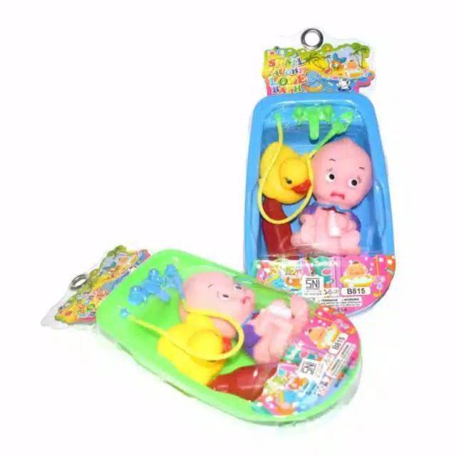 Mainan Boneka Bayi Mandi dan Bebek Bunyi - Small Naughty Love Bath