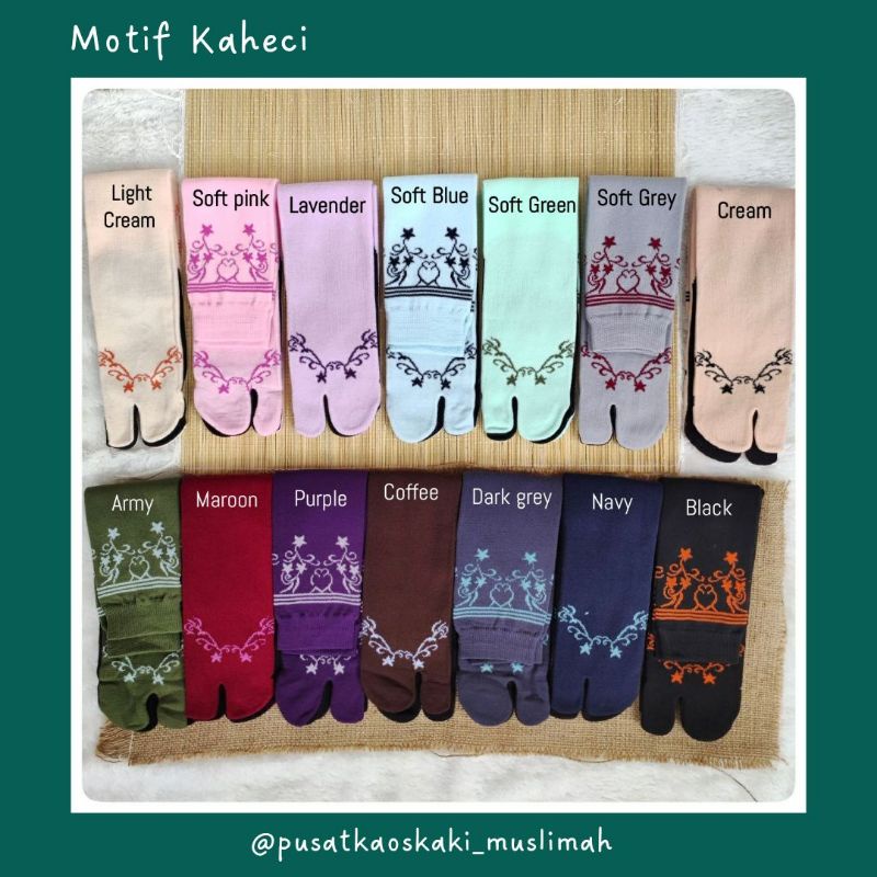 ECER KAOS KAKI MOTIF KAHECI