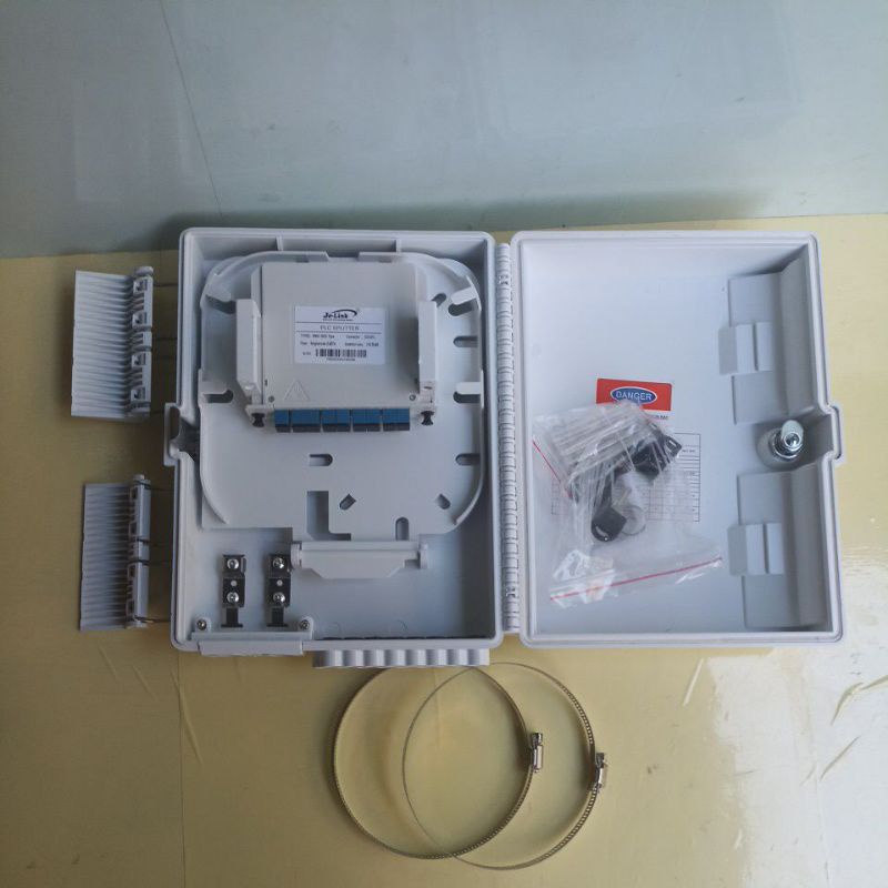 odp 16 core lengkap box splitter 1-8 sc upc