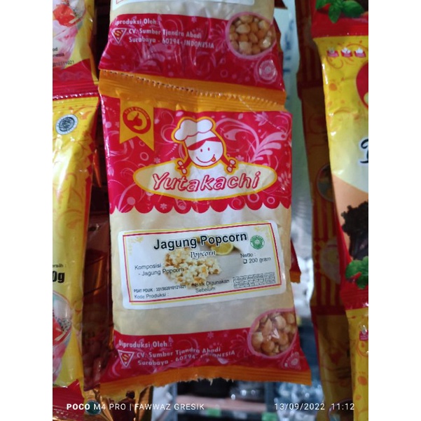 Jagung Popcorn Super 100 Gram / Jagung Popcorn Mentah 100gr Yutakachi / Jagung Berondong