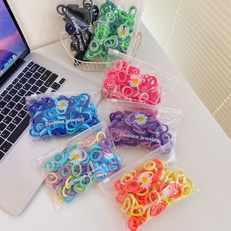 2022 Ikat Rambut Karet Handmade Diy Gaya Korea Untuk Wanita