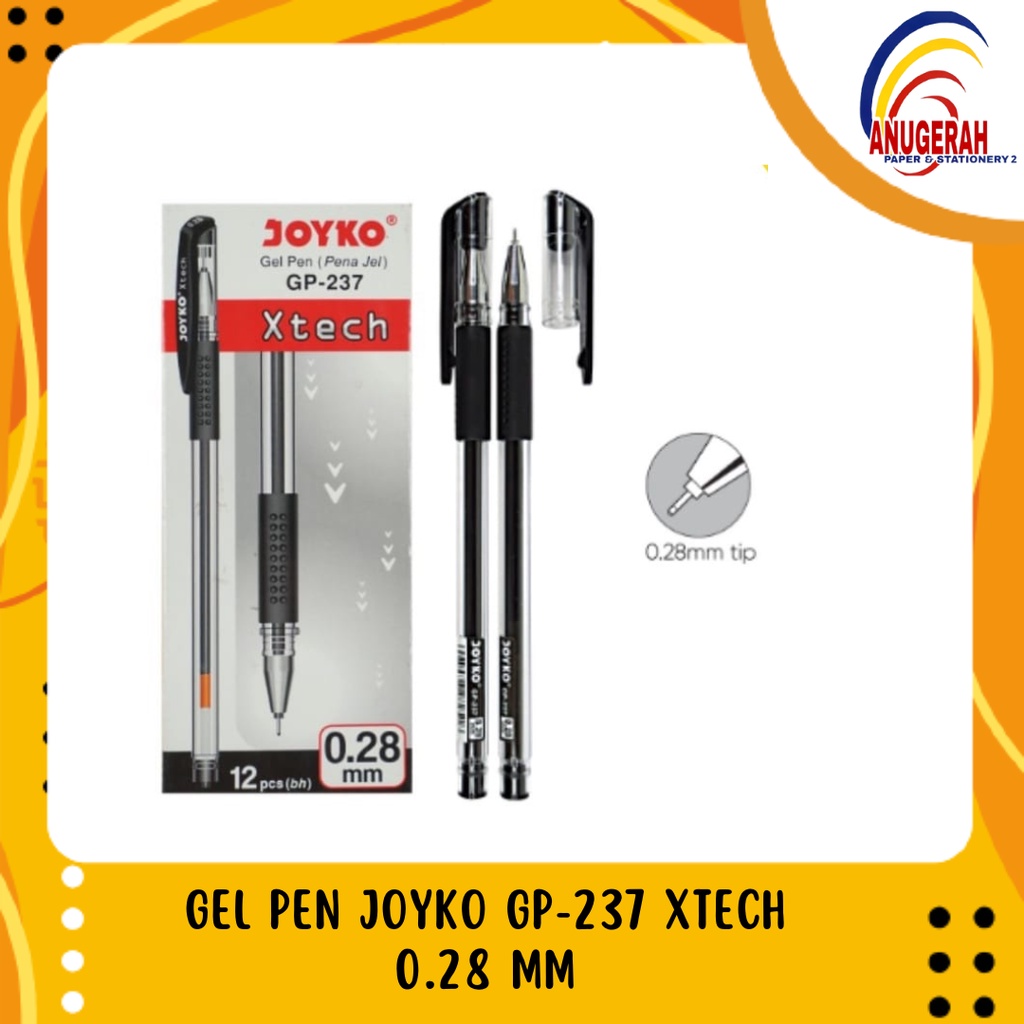 Gel Pen Joyko GP-237 Xtech 0.28 mm (PCS)