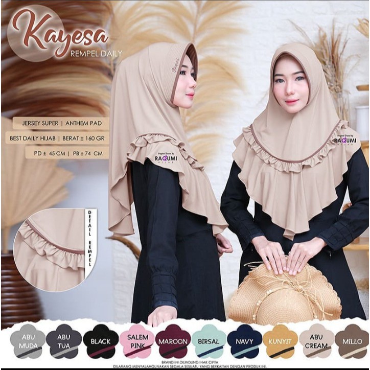 HIJAB INSTANT KAYESA ORI DG