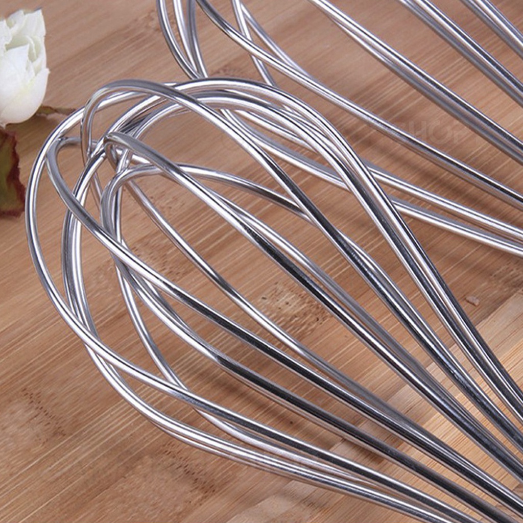 ☛TK☚ Pengocok Telur Manual Pengaduk Adonan Kue Hand Mixer Egg Whisk Stainless Steel R757