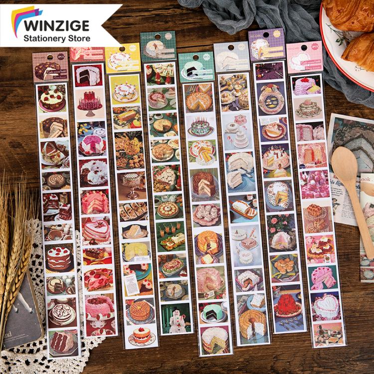  Winzige  2Loop Vintage Masking Tape Cake Washi Tape 