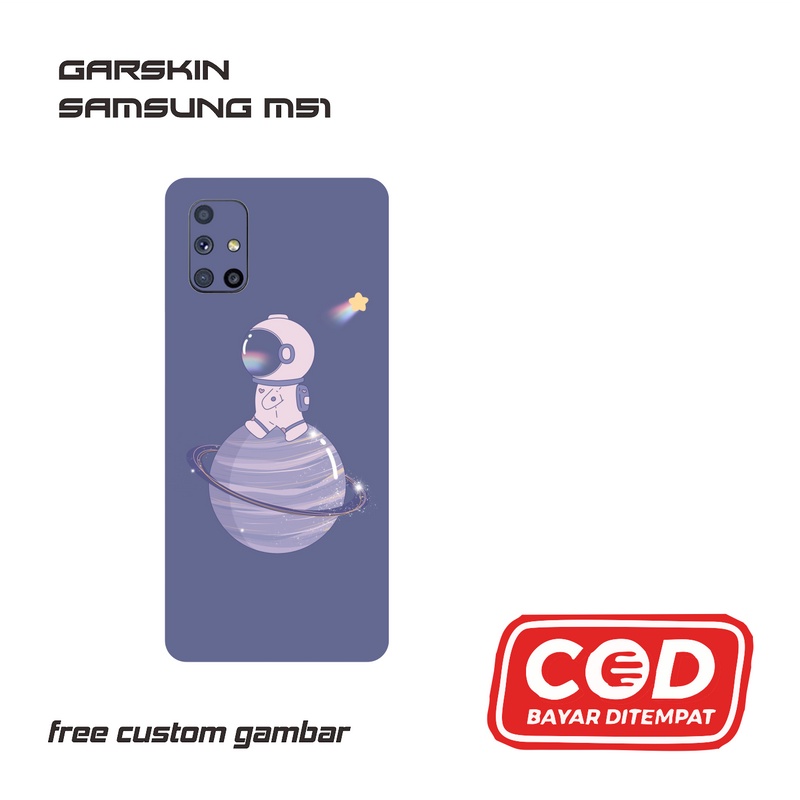 GARSKIN/STICKER HANDPHONE SAMSUNG M51 CUSTOM