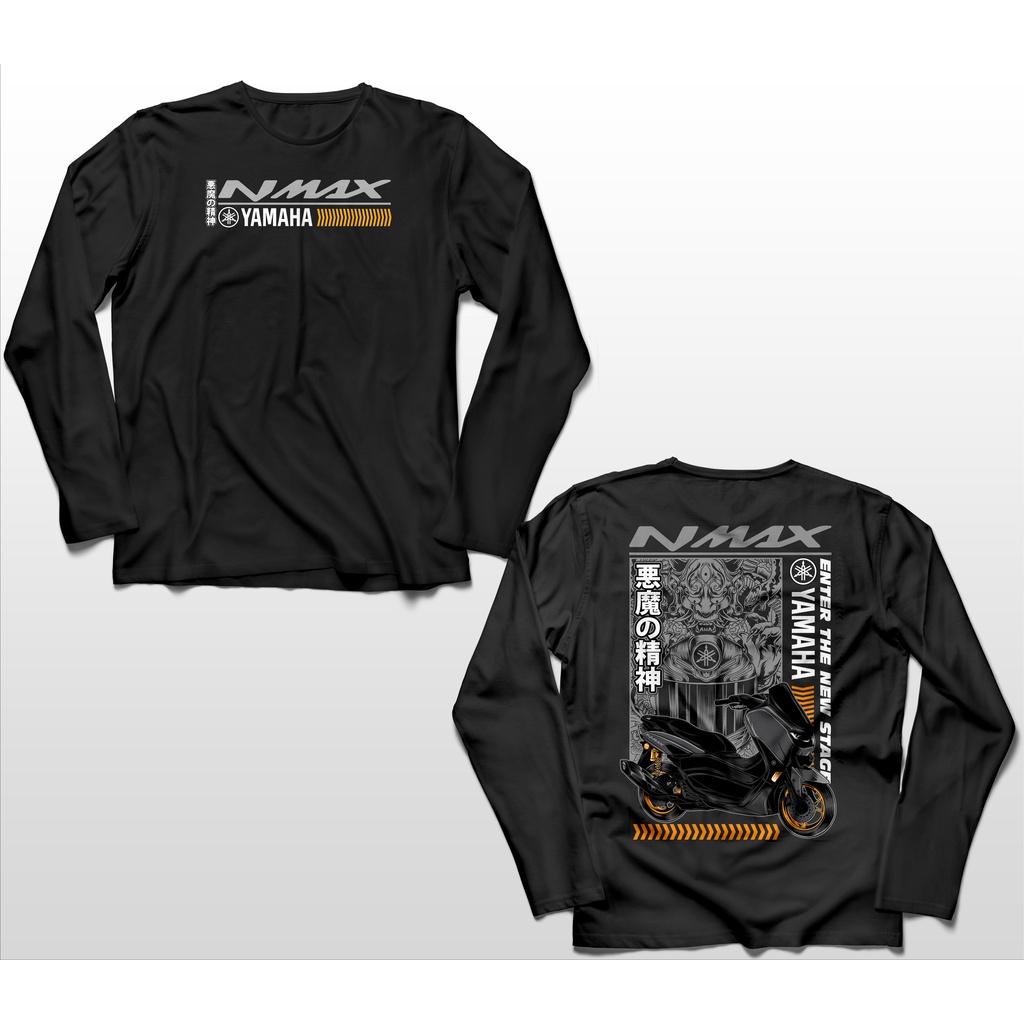 KAOS LENGAN PANJANG YAMAHA NMAX DEMON BIG SIZE JUMBO