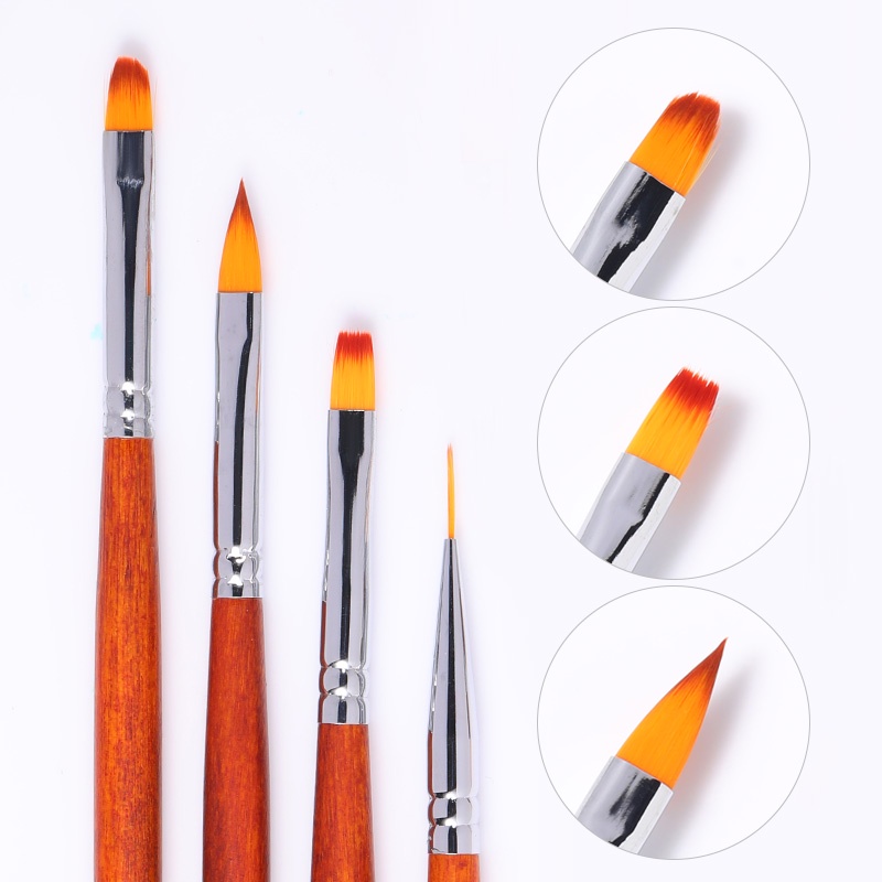 Liner Nail Art Acrylic Liquid Powder Carving UV Gel Extension extension Painting Brush Lines Liner Drawing Pen Manicuring Tools