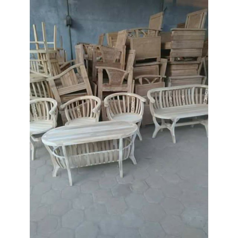 kursi tamu mangkok jati 2111