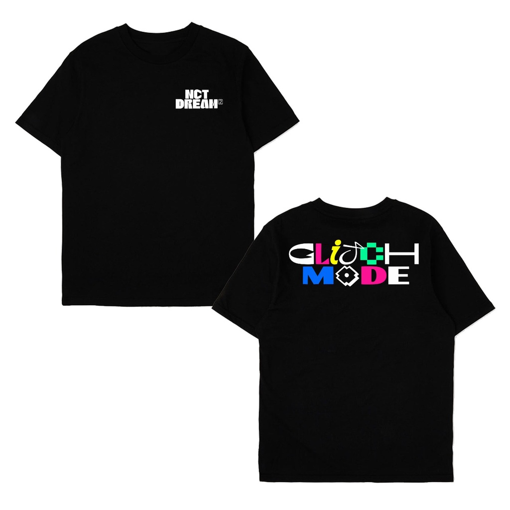 Kaos nct dream glitch mode depan belakang