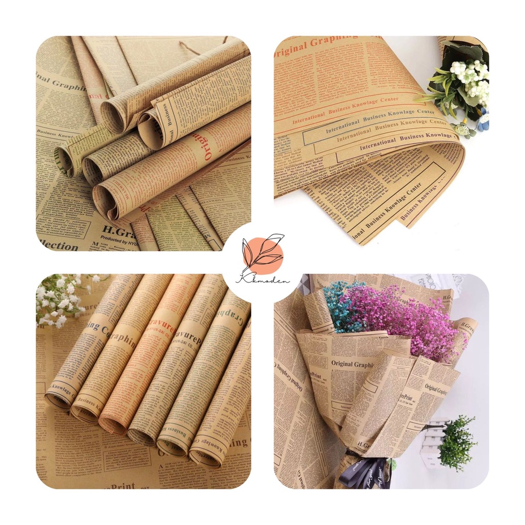 

KORAN WRAPPING PAPER KERTAS COKLAT KERTAS BUNGA BOUQET KERTAS KADO KORAN KRAFT SAMSON PREMIUM VINTAGE CRAFT PEMBUNGKUS BUNGA