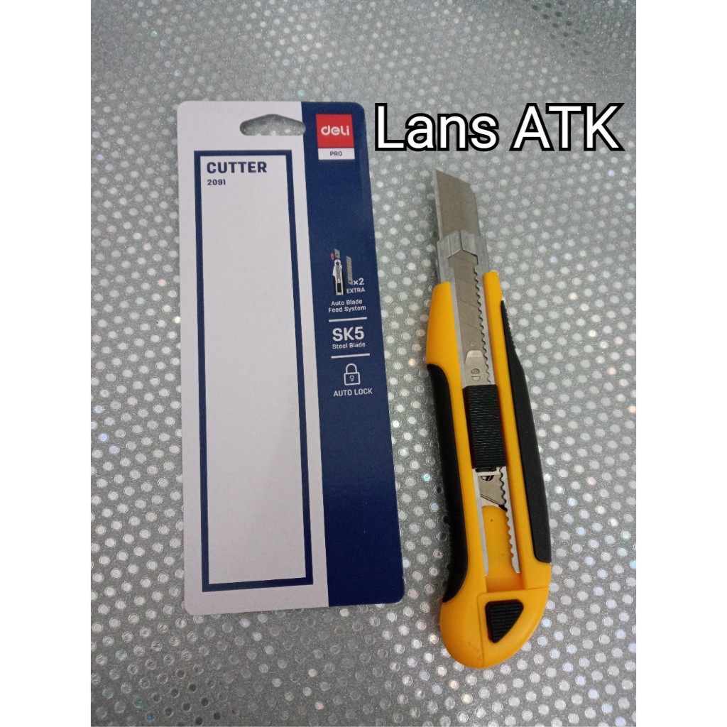 

Cutter Deli 2091 / Pisau Cutter Deli