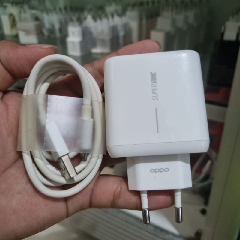 Charger Opo Reno 5 Copotan bawaan bekas Hp 65w Garansi keaslian