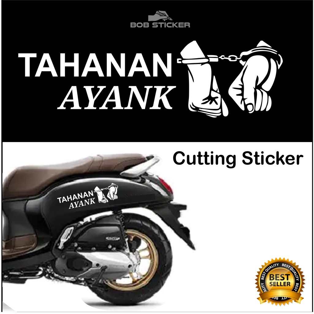 terbaru !! cutting stiker kata kata , stiker tahanan ayank, stiker viral, stiker unik, stiker lucu, 