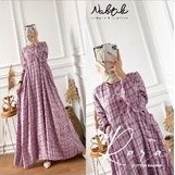 RARA GAMIS HIJAB ORI NABTIK DRESS STYLISH BERGAYA