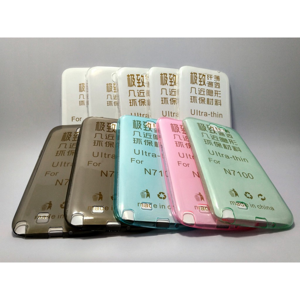 SARUNG ULTRATHIN SAMSUNG NOTE 2 - N7100 - SILIKON CASE SOFTCASE