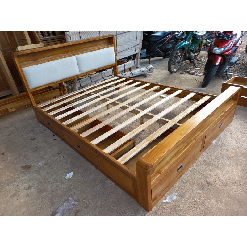 Jual Bed Tempat Tidur Laci Custom Shopee Indonesia