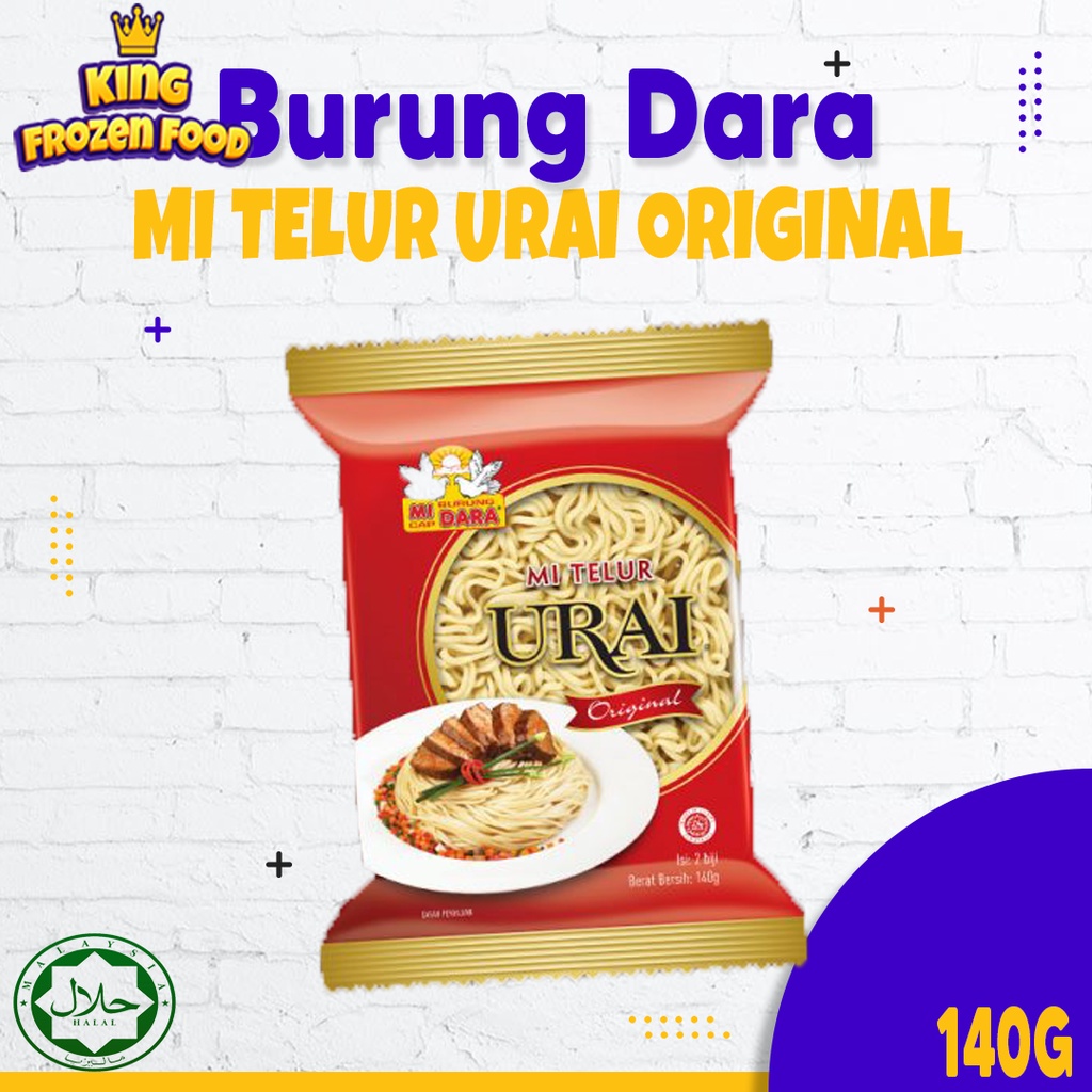 Mie Burung Dara Pipih All Variant 2pcs 140G