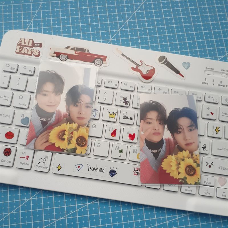 treasure jihoon mashiho unit second step photocard pc set