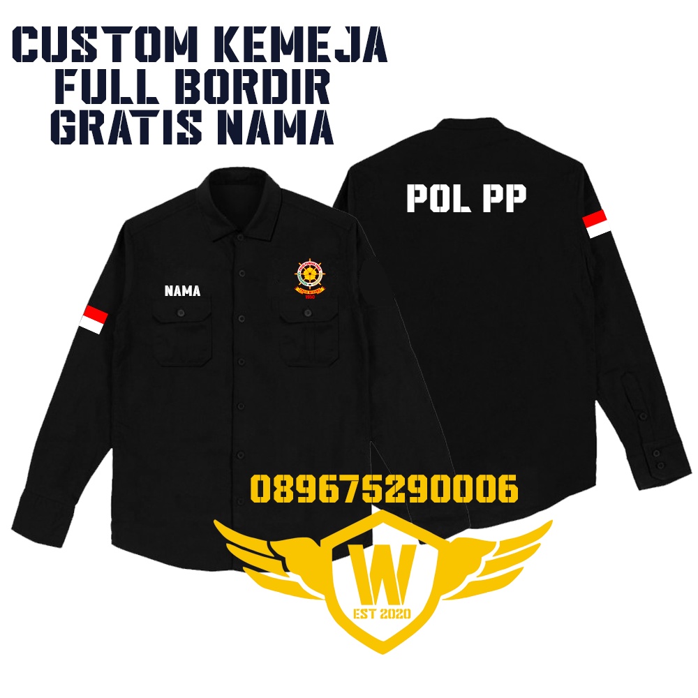 KEMEJA SERAGAM POL PP