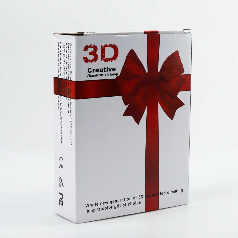 TD-DHA KERST Lampu Tidur 3D LED Transparan Warm White - Z-584