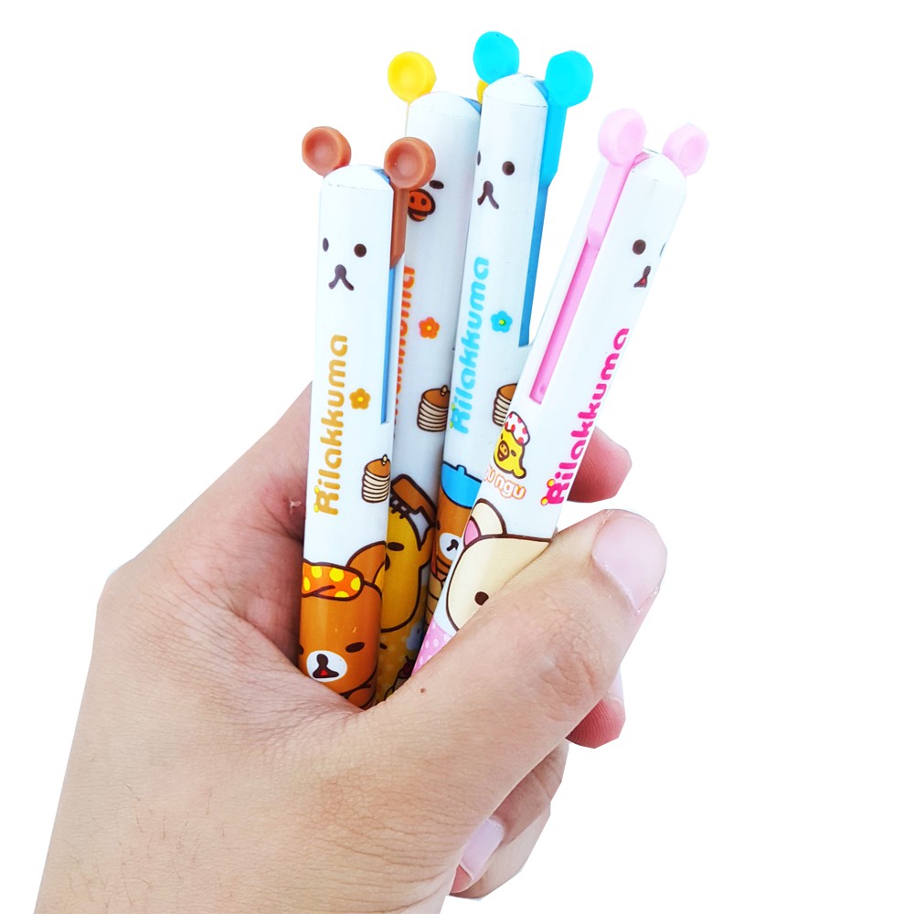 

Ponyshop Ballpoint Karakter Rilakuma / Pen Character / Isi Biru dan Merah