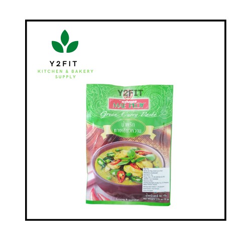 

Y2fit MAE PLOY GREEN CURRY PASTE 50 GR - KARI PASTA HIJAU HALAL BEST SELLER