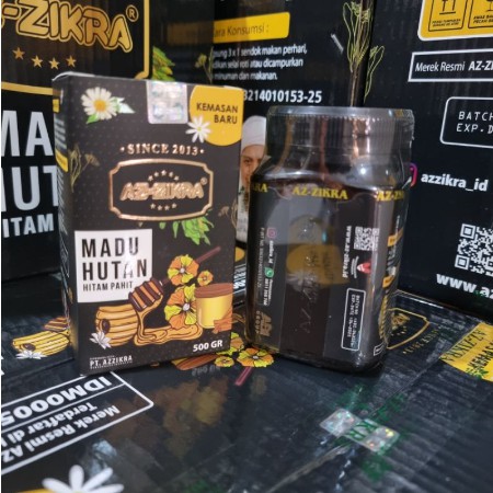 Madu Azzikra Hutan Hitam Pahit 500 gram