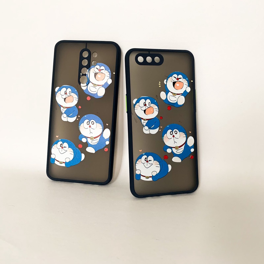 Skin Feel Case Camera Protection Case Doraemon Case FM16 FM18 for Oppo Ren0 4 4F 5 5F 6 A15 A15 A16 A33 A53 A37 Neo 9 A3s Realme 2 Pro U1 U2 C1 A5s A7 A12 A11k 5 5i 5s C3 6 7 C11 C12 C15 C2 A1k C20 C21 C21y C25 Narzo 20 30A Sam5ung A03s J2 Prime