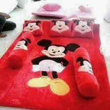 SURPET KARAKTER KASUR KARAKTER MOTIF MICKEY MOUSE FULL SET