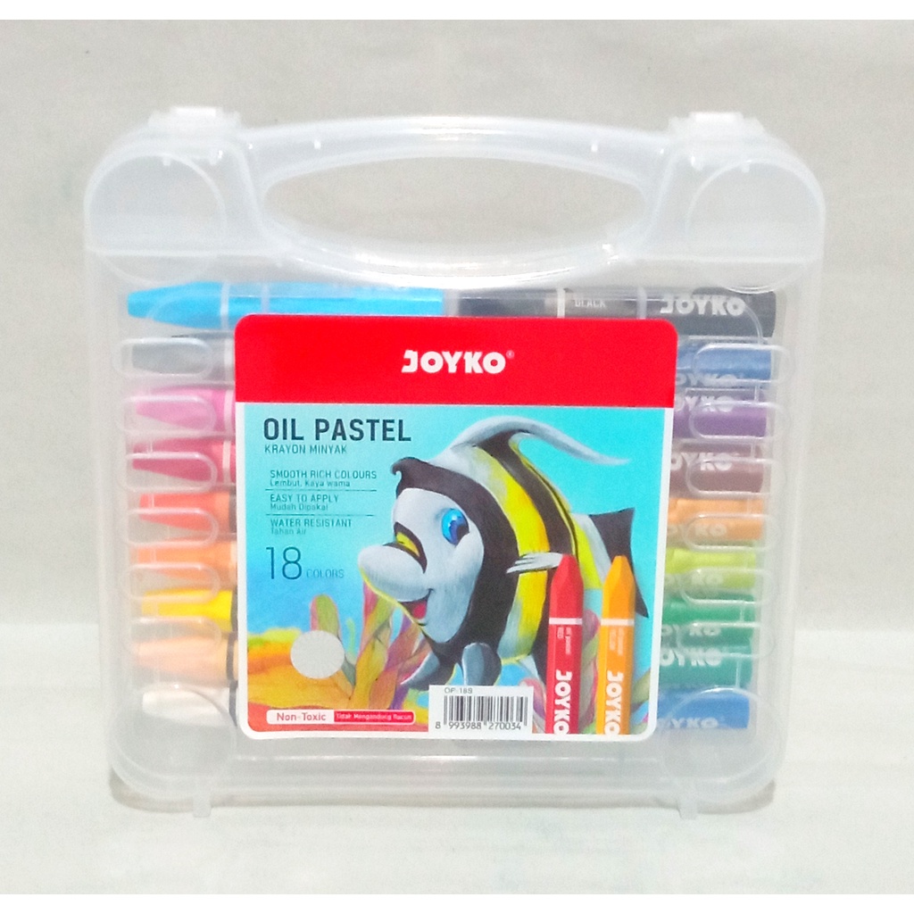 

Joyko Crayon Oil Pastel 18 Warna - Pcs