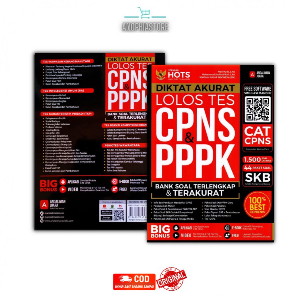 Jual Buku Cpns Diktat Akurat Lolos Tes Cpns Pppk Shopee Indonesia