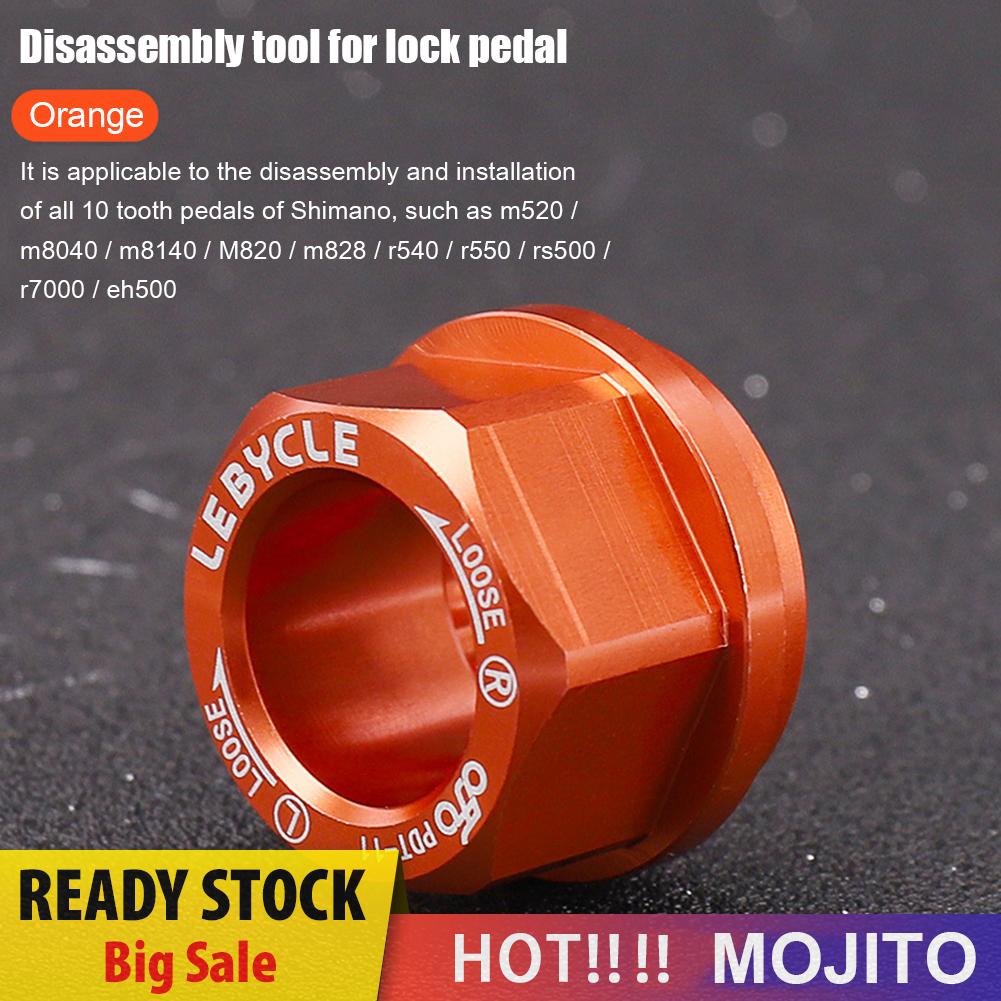 Mojito*10T MTB Road Bike Pedal Axle Spindle Removal Installation Tool Lock Bolt