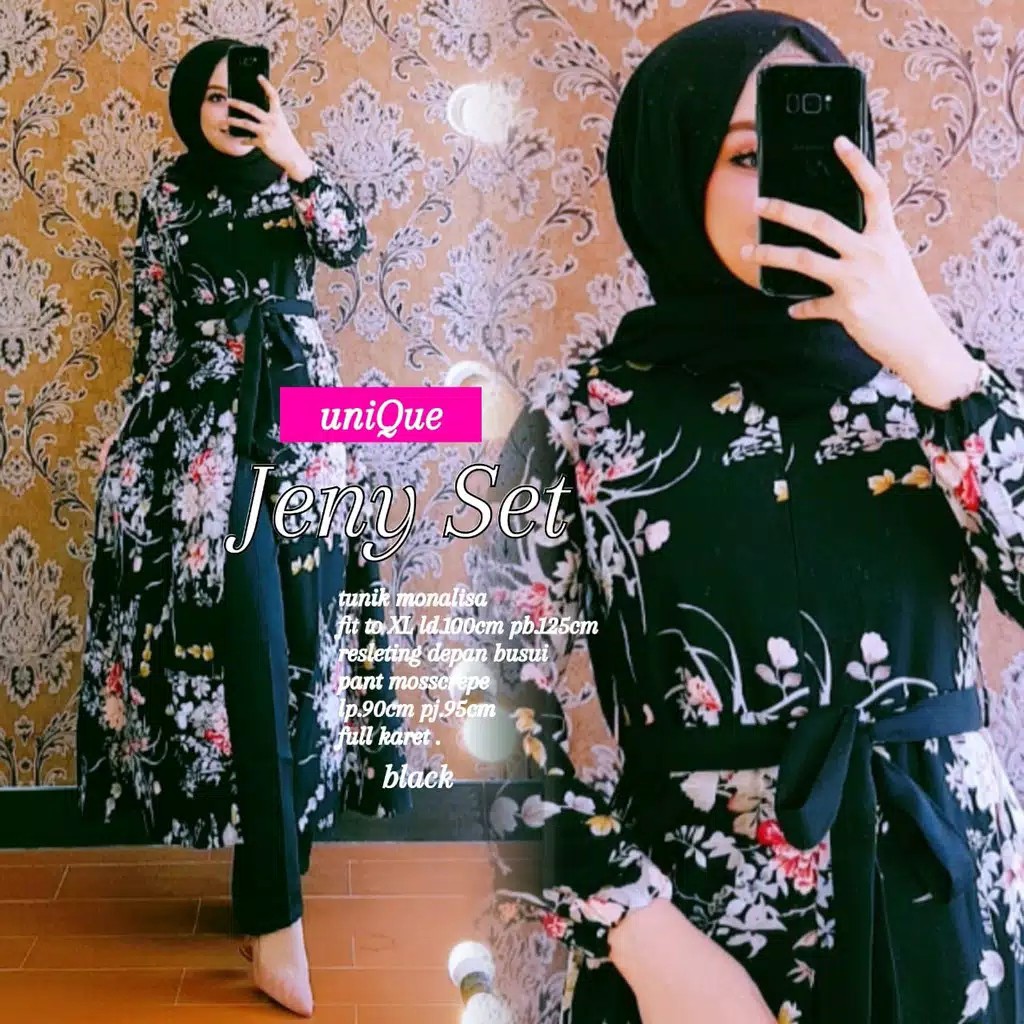 JENNY SET LONG TUNIK MONALISA BEST SELLER