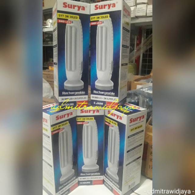 Lampu Emergency + Senter &quot;SURYA&quot;