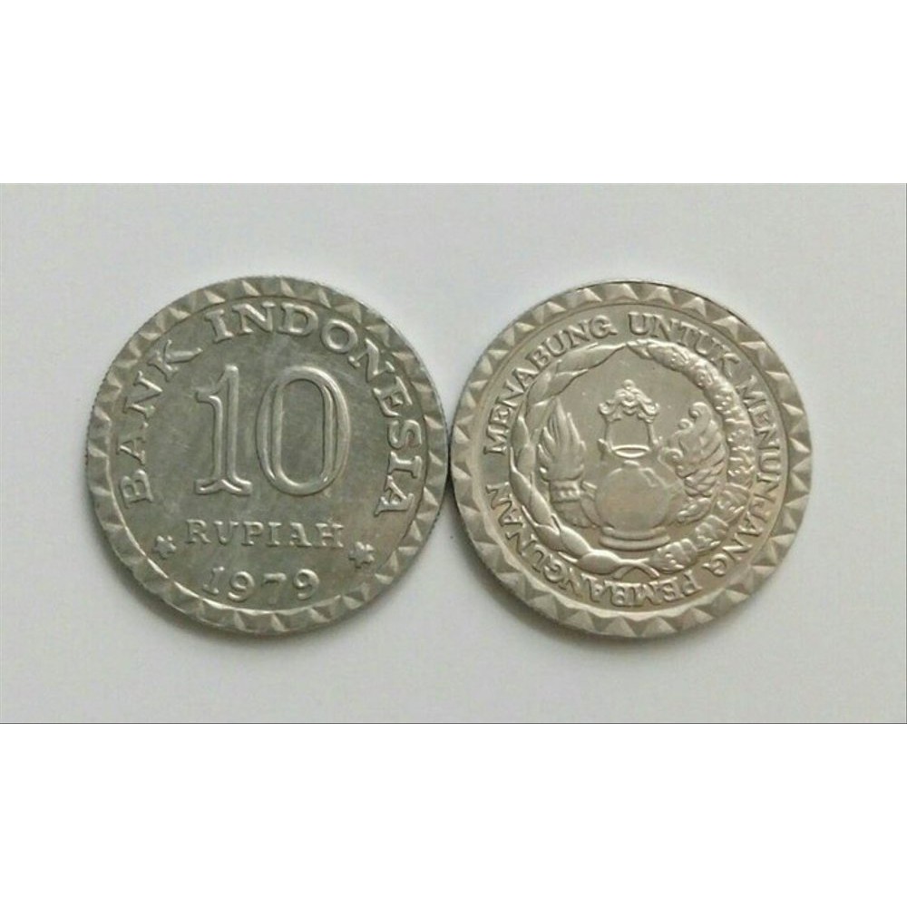 Promo uang koin 10 rupiah / uang 10 rupiah th 1979 Berkualitas